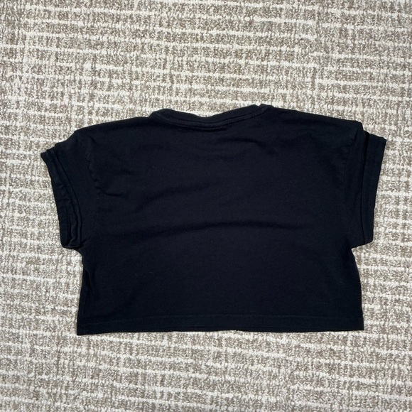 Gymshark Black Tee with Gray and Green Leggings Sz Sm - Picture 3 of 8